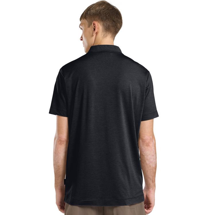 Jack Wolfskin Jack Wolfskin TRAVEL POLO M Poloshirt Herren - dark navy heather - 1 | SportScheck