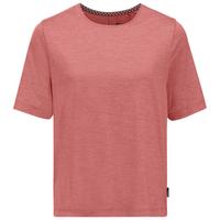 Jack Wolfskin TRAVEL T W Funktionsshirt Damen - mineral red heather