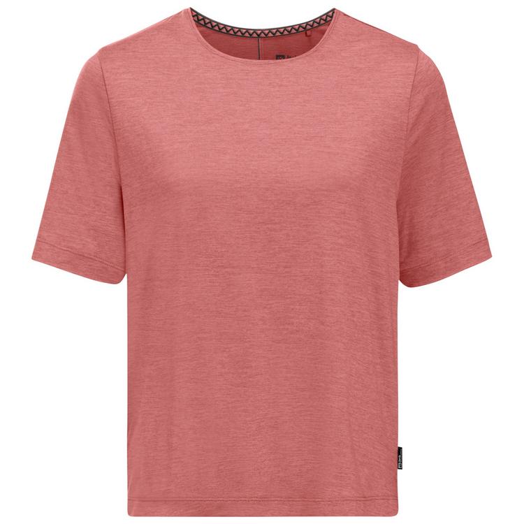 Jack Wolfskin Jack Wolfskin TRAVEL T W Funktionsshirt Damen - mineral red heather - 0 | SportScheck