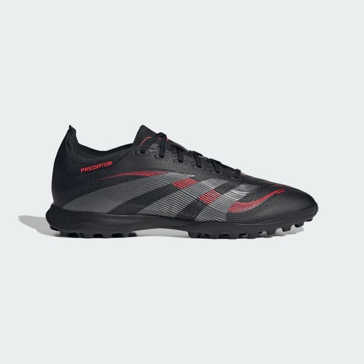 adidas adidas Predator League TF Fu&szlig;ballschuh Fu&szlig;ballschuhe - Core Black / Grey Four / Lucid Red - 7 | SportScheck