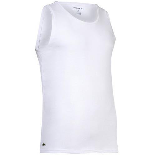 Rückansicht von Lacoste Unterhemd Unterhemd Herren Weiß