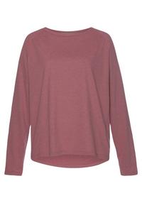 ELBSAND Longsleeve Longshirt Damen - mauve meliert