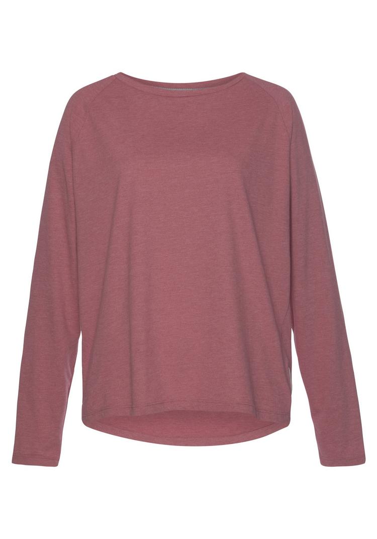 ELBSAND ELBSAND Longsleeve Longshirt Damen - mauve meliert - 0 | SportScheck