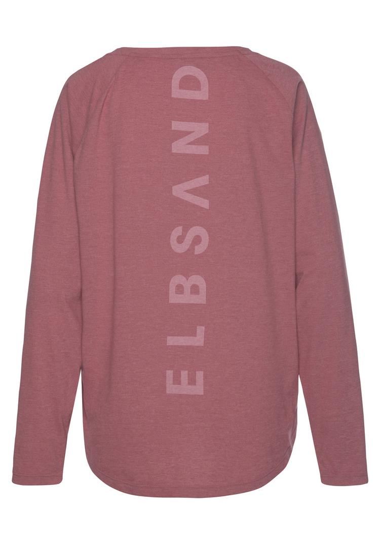ELBSAND ELBSAND Longsleeve Longshirt Damen - mauve meliert - 0 | SportScheck