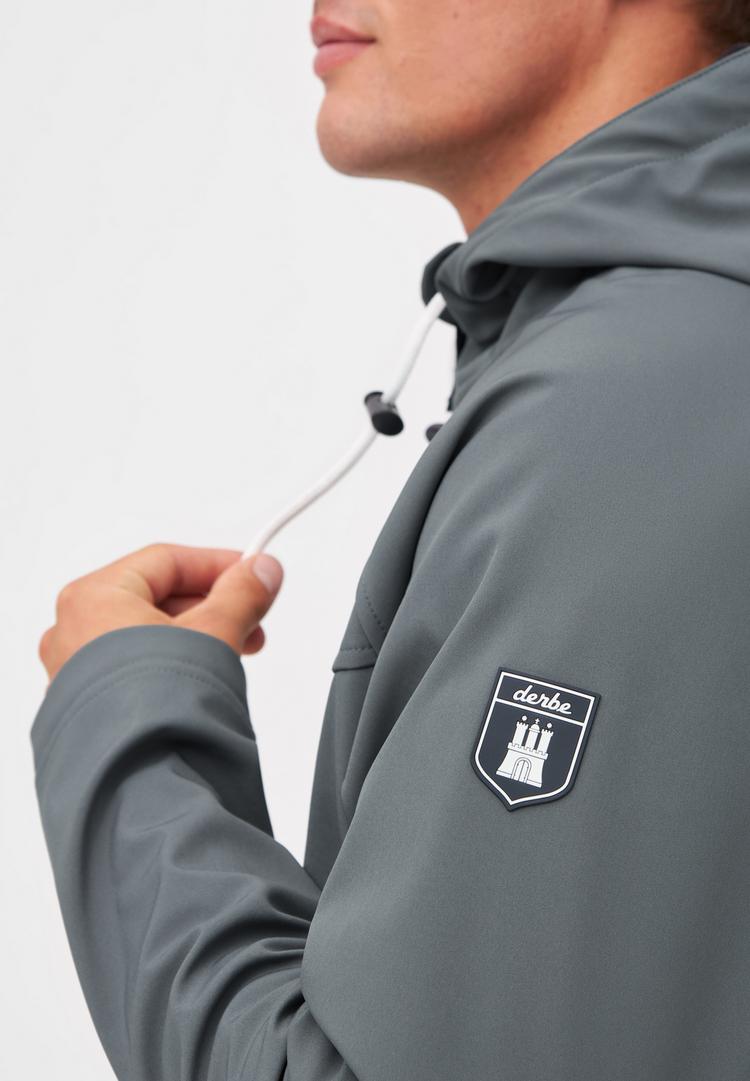Derbe Derbe Isleby Softshelljacke Herren - lava smoke_navy - 0 | SportScheck