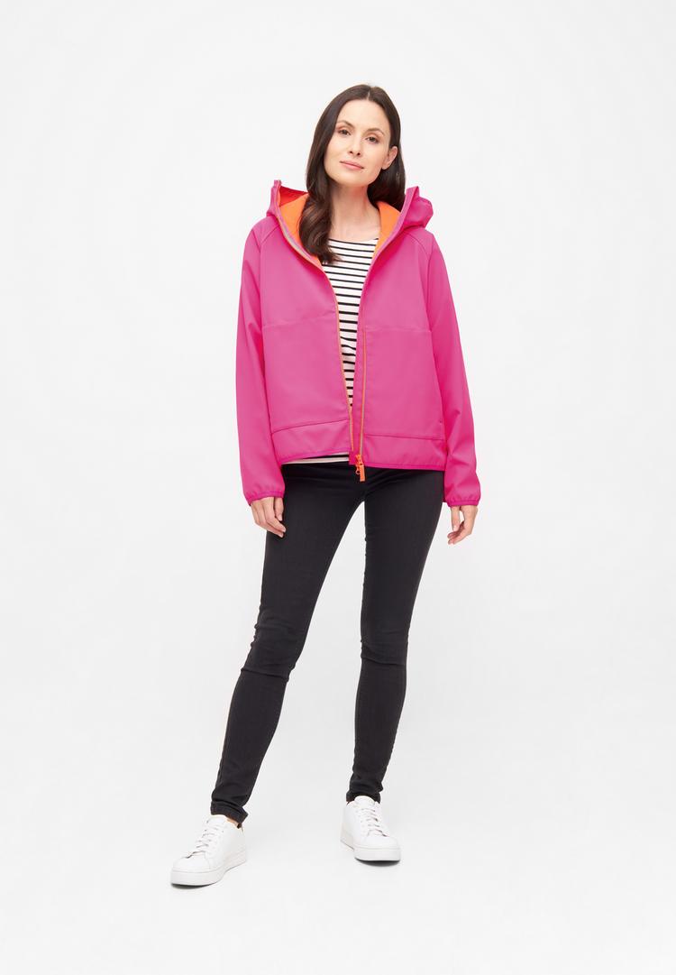 Derbe Derbe Peutby Softshelljacke Damen - pink glo_tiger lily - 1 | SportScheck