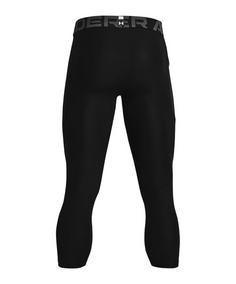 Rückansicht von Under Armour Baselayer HG 3/4 Leggings Thermounterhose Herren schwarz