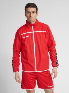 Rückansicht von hummel hmlAUTHENTIC TRAINING JACKET Funktionssweatshirt Herren TRUE RED