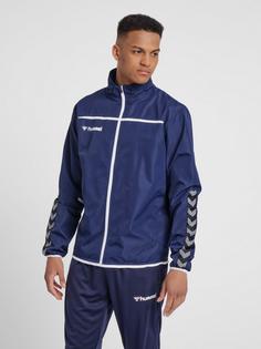 Rückansicht von hummel hmlAUTHENTIC TRAINING JACKET Funktionssweatshirt Herren MARINE