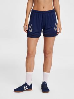 Rückansicht von hummel hmlLEAD WOMENS POLY SHORTS Funktionsshorts Damen MARINE