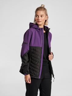 Rückansicht von hummel hmlNORTH HYBRID JACKET WOMAN Trainingsjacke Damen CROWN JEWEL