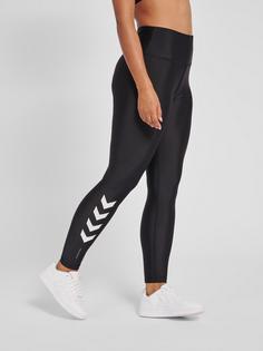 Rückansicht von hummel hmlTE TOLA HIGH WAIST TIGHTS Tights Damen BLACK