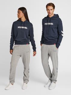 Rückansicht von hummel hmlLEGACY LOGO HOODIE Hoodie BLUE NIGHTS