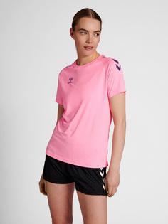 Rückansicht von hummel hmlCORE XK CORE POLY T-SHIRT S/S WOMAN Funktionsshirt Damen COTTON CANDY