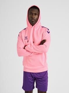 Rückansicht von hummel hmlCORE XK POLY HOOD SWEAT Hoodie COTTON CANDY