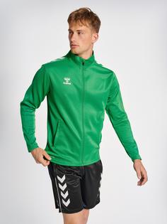 Rückansicht von hummel hmlCORE XK POLY ZIP SWEAT Funktionssweatshirt JELLY BEAN