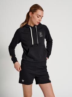 Rückansicht von hummel hmlGG12 SWEAT HOODIE WOMAN Hoodie Damen BLACK