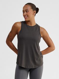 Rückansicht von hummel hmlMT VANJA TOP Funktionsshirt Damen ESPRESSO
