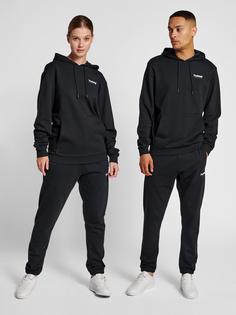 Rückansicht von hummel hmlLGC AUSTIN HOODIE Hoodie BLACK