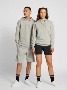Rückansicht von hummel hmlEVERYTHING NOTHING HOODIE Hoodie GREY MELANGE
