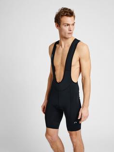Rückansicht von Newline MENS CORE BIKE PANEL BIB SHORTS Fahrradtights Herren BLACK