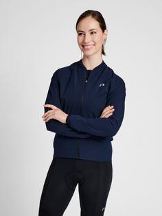 Rückansicht von Newline WOMENS CORE BIKE JACKET Funktionssweatshirt Damen BLACK IRIS