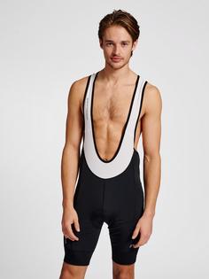 Rückansicht von Newline MENS CORE BIKE PANEL BIB SHORTS Fahrradtights Herren BLACK/WHITE