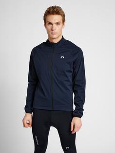 Rückansicht von Newline MENS CORE BIKE THERMAL JACKET Funktionssweatshirt Herren BLACK IRIS