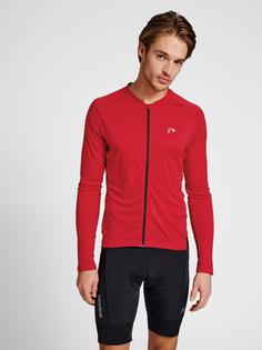 Rückansicht von Newline MENS CORE BIKE L/S JERSEY Funktionssweatshirt Herren TANGO RED