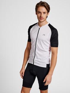 Rückansicht von Newline MENS CORE BIKE JERSEY Funktionssweatshirt Herren WHITE