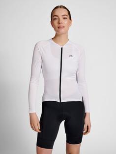 Rückansicht von Newline WOMENS CORE BIKE L/S JERSEY Funktionssweatshirt Damen WHITE