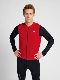 Rückansicht von Newline MENS CORE BIKE GILET Funktionssweatshirt Herren TANGO RED
