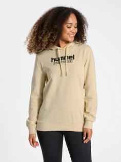 Rückansicht von hummel hmlBOOSTER WOMAN HOODIE Hoodie Damen WOOD ASH