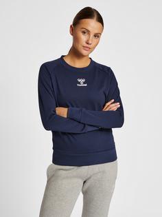 Rückansicht von hummel hmlICONS WOMAN SWEATSHIRT Sweatshirt Damen PEACOAT