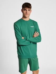 Rückansicht von hummel hmlLGC GABE SWEATSHIRT Sweatshirt Herren FOLIAGE GREEN