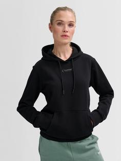 Rückansicht von hummel hmlPAOLA REGULAR HOODIE Hoodie Damen BLACK