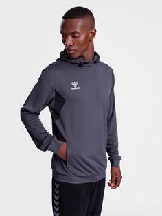 Rückansicht von hummel hmlAUTHENTIC PL HOODIE Hoodie Herren TRUE BLUE