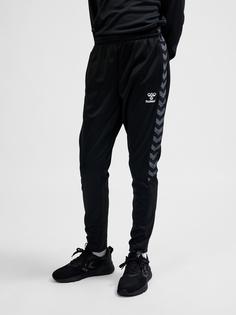 Rückansicht von hummel hmlAUTHENTIC TRAINING PANTS KIDS Trainingshose Kinder BLACK