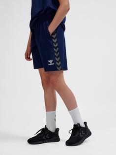 Rückansicht von hummel hmlAUTHENTIC WOVEN SHORTS KIDS Funktionsshorts Kinder MARINE