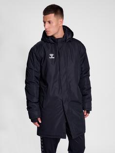 Rückansicht von hummel hmlAUTHENTIC BENCH JACKET Trainingsjacke BLACK