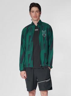 Rückansicht von hummel hmlCOURT AOP JACKET Funktionssweatshirt Herren RAIN FOREST