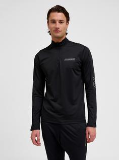 Rückansicht von hummel hmlTE STRENGTH PL HALF ZIP Funktionssweatshirt Herren REFLECTING POND