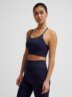 Rückansicht von hummel hmlMT DEFINE SEAMLESS PADDED BRA Funktionstop Damen NIGHT SKY