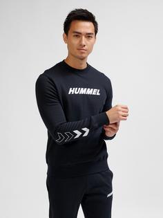 Rückansicht von hummel hmlELEMENTAL SWEATSHIRT Funktionssweatshirt Herren DRESS BLUES