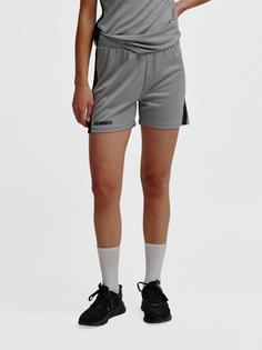 Rückansicht von hummel hmlMULTI PL SHORTS WOMAN Funktionsshorts Damen SHARKSKIN