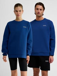 Rückansicht von hummel hmlTECH FLEECE REGULAR CREW Funktionssweatshirt ESTATE BLUE
