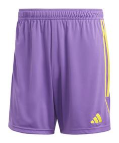 adidas Tiro 23 Short Fußballshorts Herren lilagelblila