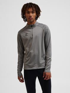 Rückansicht von hummel Funktionssweatshirt STEEL GRAY