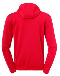 Rückansicht von Uhlsport ESSENTIAL HOOD Kapuzenjacke Kinder rot