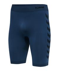 hummel hmlFIRST Seamless Short Funktionsunterhose Herren - blau